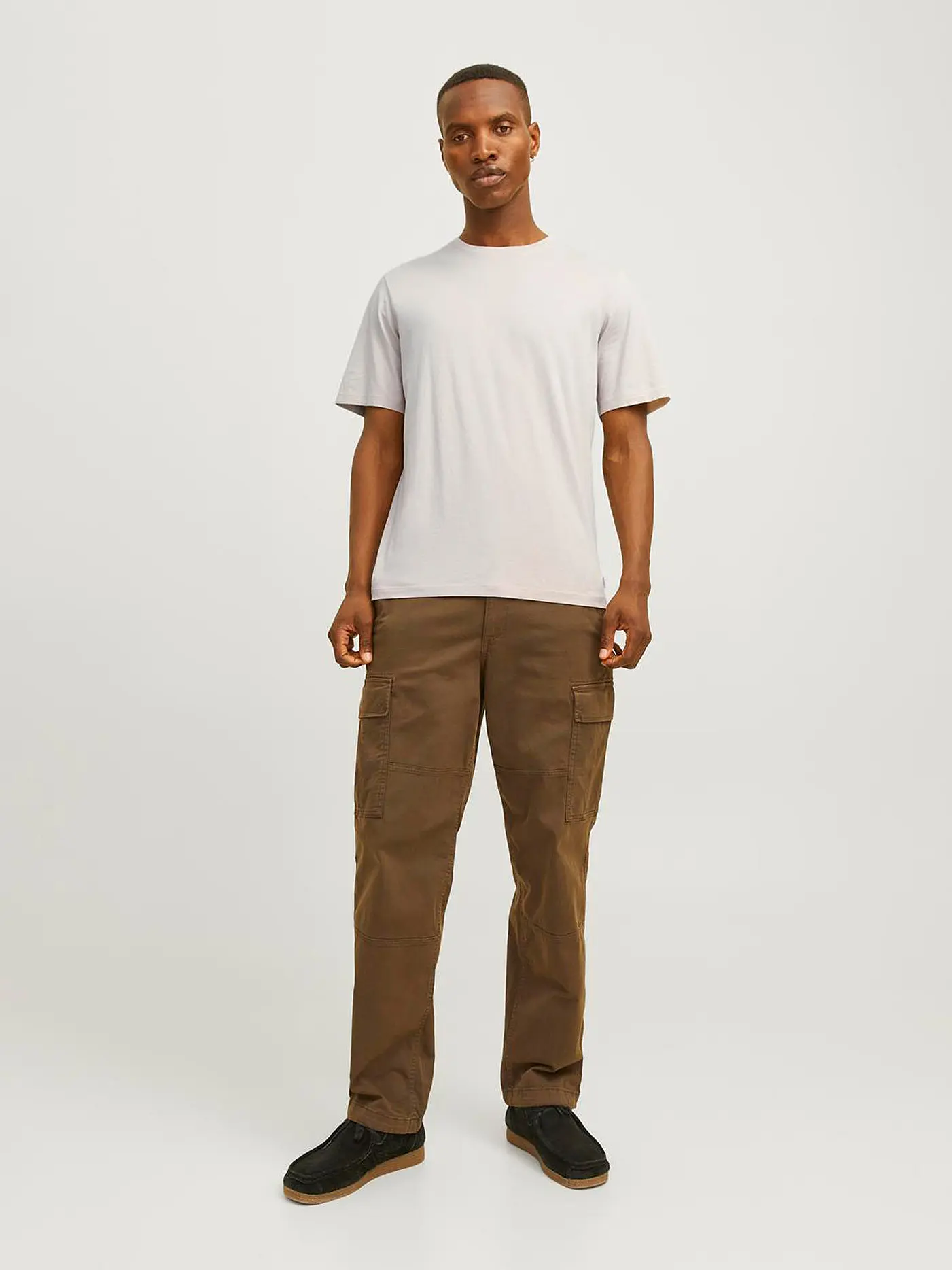 JACK & JONES | T-Shirt Slim Fit JJEORGANIC | creme